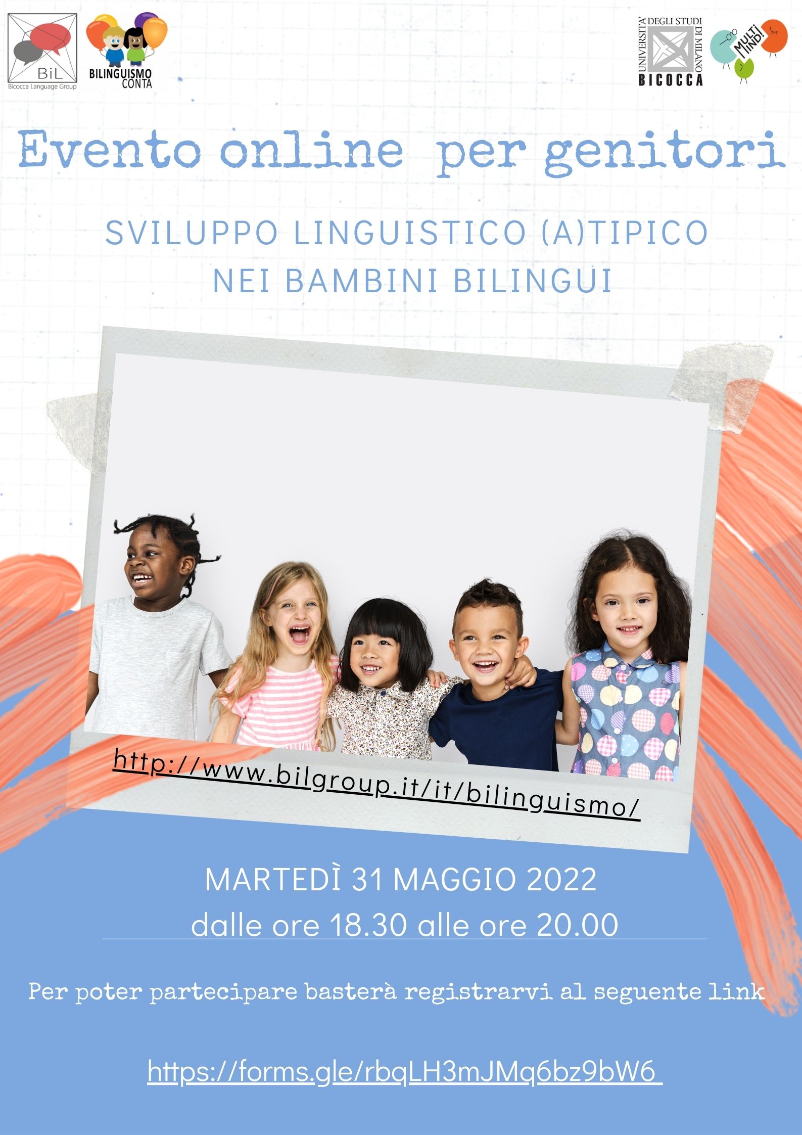 Evento online per genitori